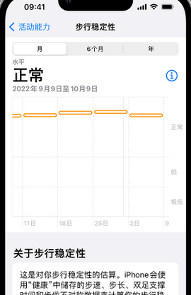 通榆iPhone手机维修如何在iPhone开启'步行稳定性通知'