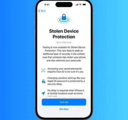 通榆苹果授权维修店分享被盗设备保护功能开启方法 