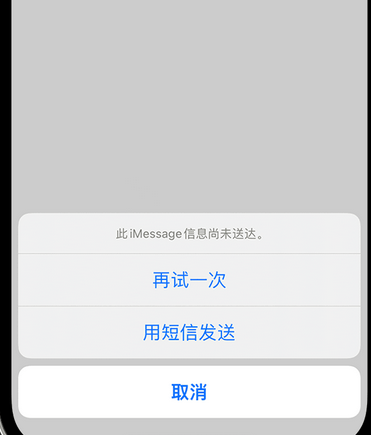 通榆apple维修iPhone上无法正常发送iMessage信息